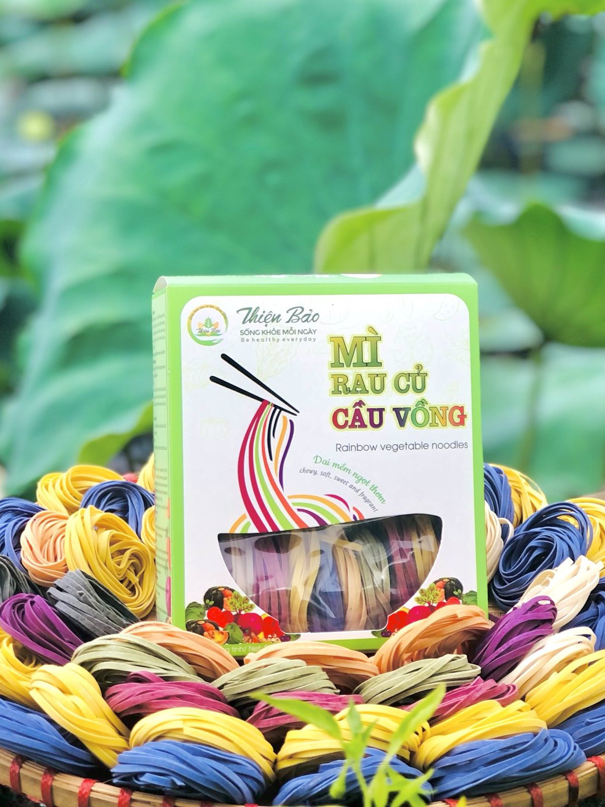 Mì sợi rau củ cầu vồng 250g – Đệ nhất mì ăn kiêng